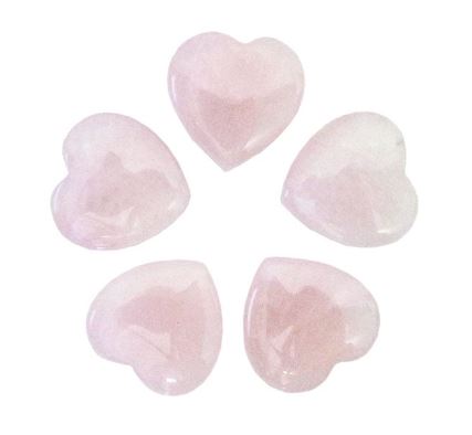 HEART ROSE QUARTZ