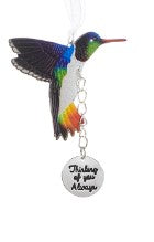 ASSORTED  HUMMINGBIRD ORNAMENT
