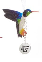 ASSORTED  HUMMINGBIRD ORNAMENT