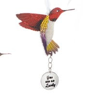 ASSORTED  HUMMINGBIRD ORNAMENT