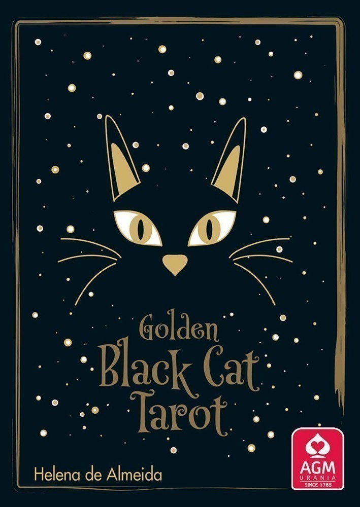 TAROT DECK GOLDEN BLACK CAT
