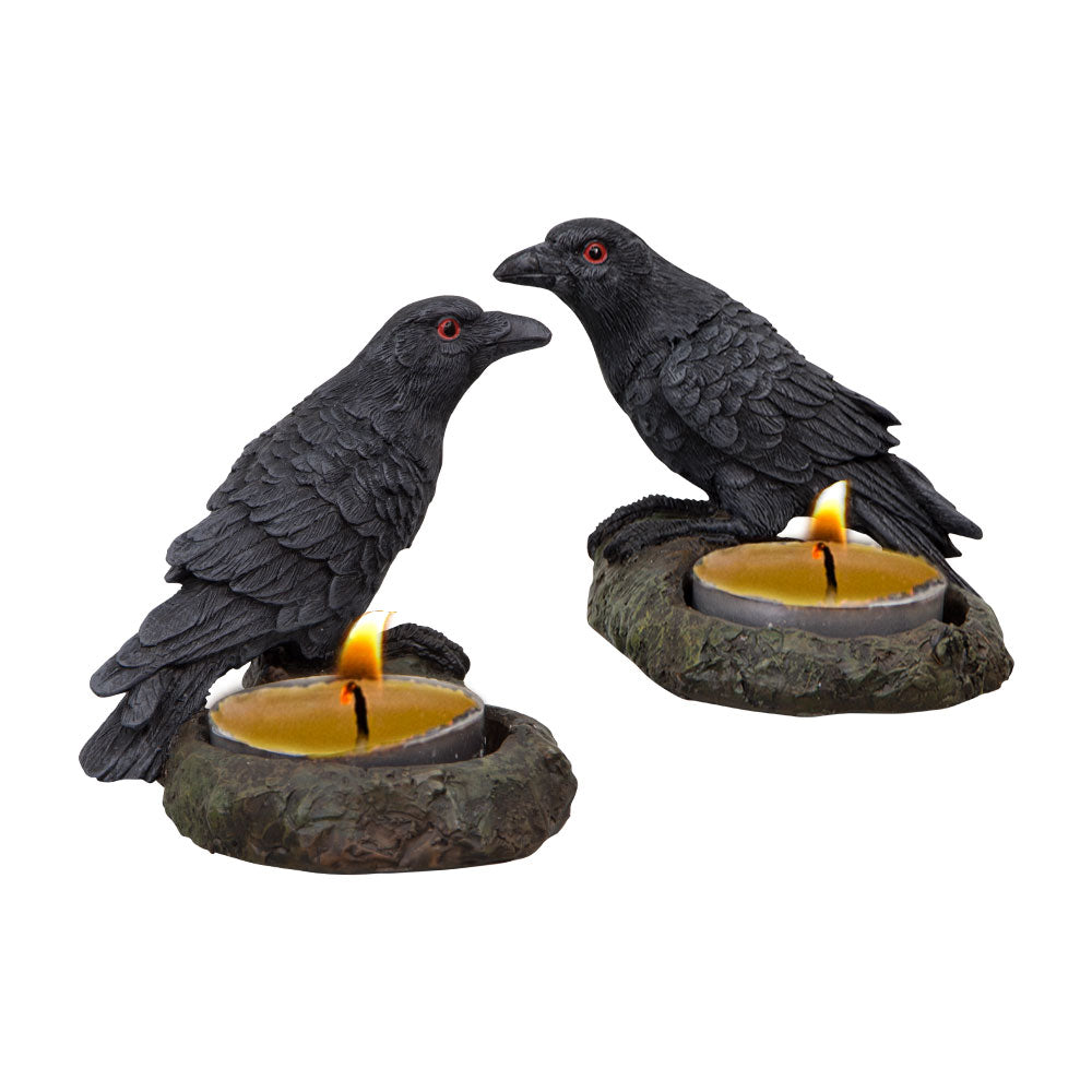 TEALIGHT HOLDER RAVEN