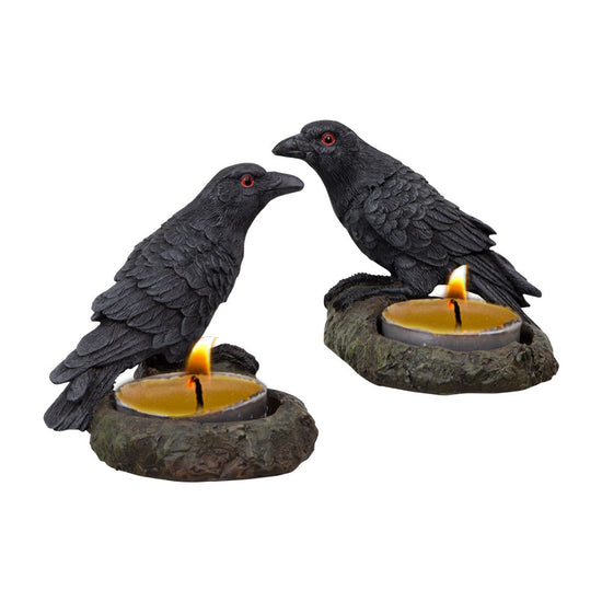 TEALIGHT HOLDER RAVEN