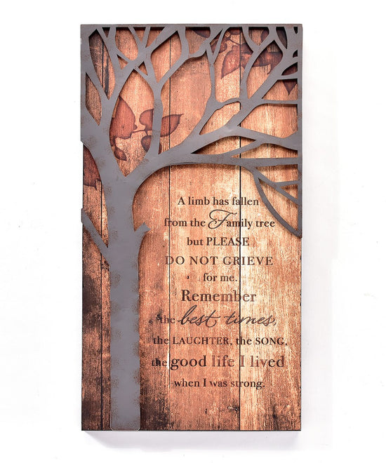Load image into Gallery viewer, WALL PLAQUE MEMORIAL TREE
