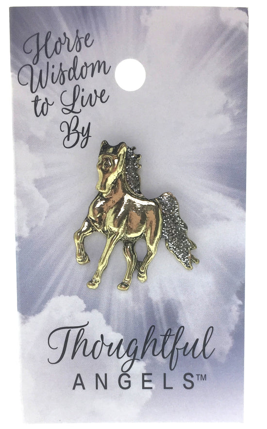 Load image into Gallery viewer, PIN HORSE WISDOM TO LIVE BY
