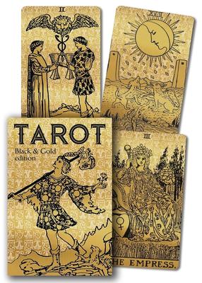 Load image into Gallery viewer, DECK  BLACK AND GOLD TAROT
