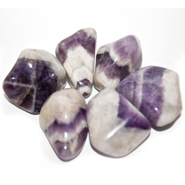 TUMBLED STONE AMETHYST CHEVrON