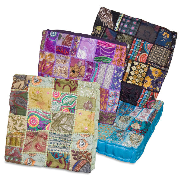 Load image into Gallery viewer, SQUARE MEDITATION CUSHION ASSORTED
